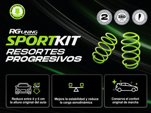 Espirales Progresivos Tras Audi A3 1.4 Tsi 1.6 03-12 Sportki 1