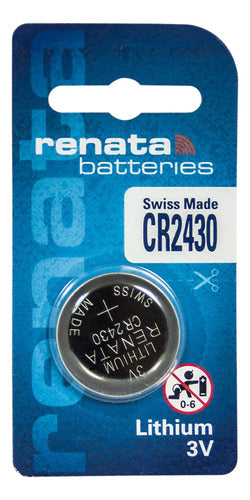 Renata CR2430 Button Batteries - 16 Pack - Original Swiss Quality 0