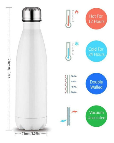 Personalized Thermal Bottle Cold/Hot - 500ml 2