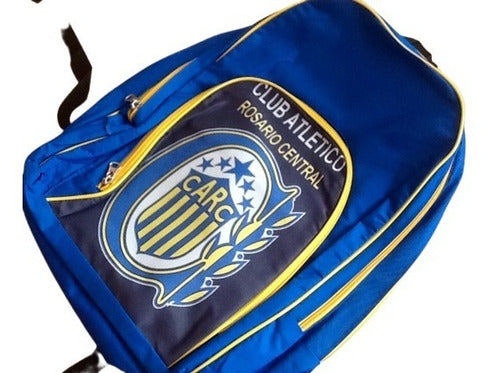 Soy Canaya Rosario Central Mochila Bolso Súper Forrada 3 Cuerpos 0