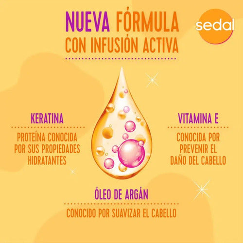 Pack Acondicionador Sedal Crema Balance 190 Ml 3