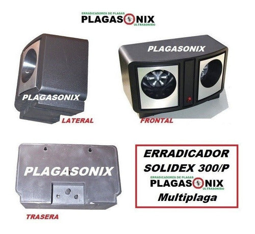 PLAGASONIX Multi-Plagas Ultrasonic Pest Repellent Model Solidex 300/P - Special Edition 4