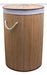 Large Bamboo Laundry Basket with Lid 8