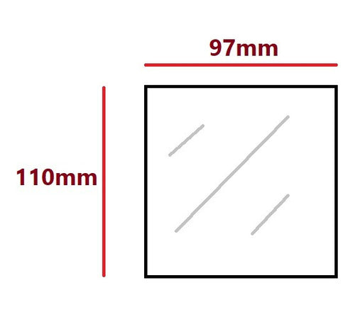 Vidrio Repuesto Tromen Austral 5500 | 97x110x4mm 1