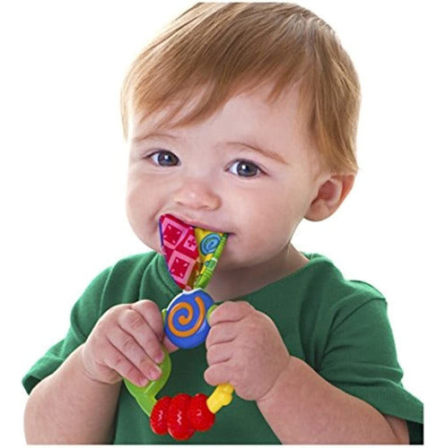 Nuby Teethe-eez Silicone Teething Ring with Bristles 0