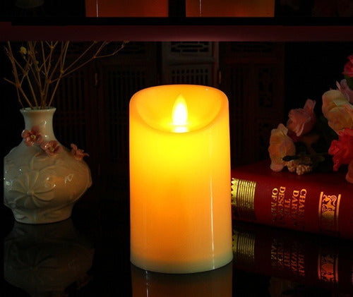 LED Flameless Candles with Flickering Flame - 15cm Pack of 12 1