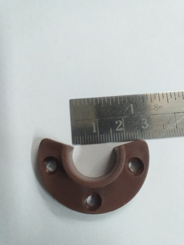 Plastic Brown 5/8 Pipe Support for Hanging Furniture 6