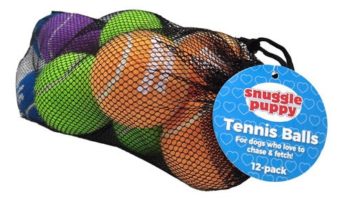 Snuggle Puppy Tennis Balls for Dogs - Interactive Tennis Balls 1