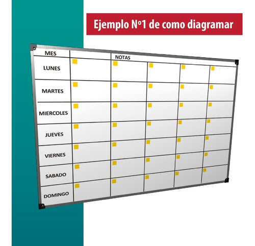 REDIMO Organizer Calendar for Whiteboards 7