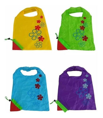 Foldable Strawberry Shopping Bag x50, Holds up to 15kg, Microcentro 3