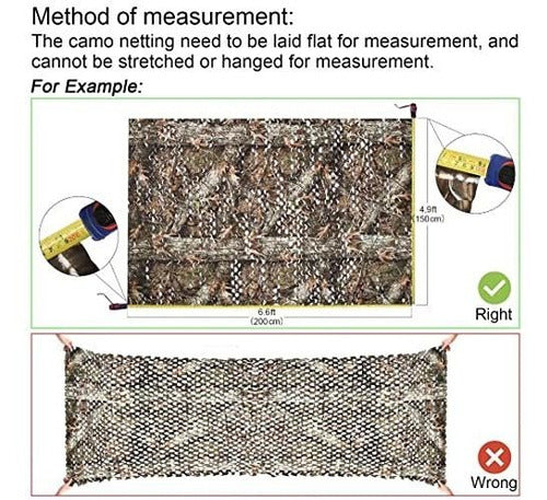Red De Camuflaje Loogu Para Camping Caza Decoracion 1.5x2m 5