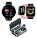 Generic Smartwatch D20 + Smartwatch D18 + F9 Earbuds - Super Combo! 0