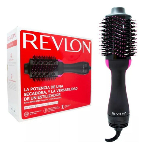 Revlon Cepillo Secador Y Voluminizador RVDR5222LA2A Negro Y Fucsia 2