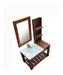 70cm Hanging Wood Vanity with Basin and Mirror - Free Shipping 24