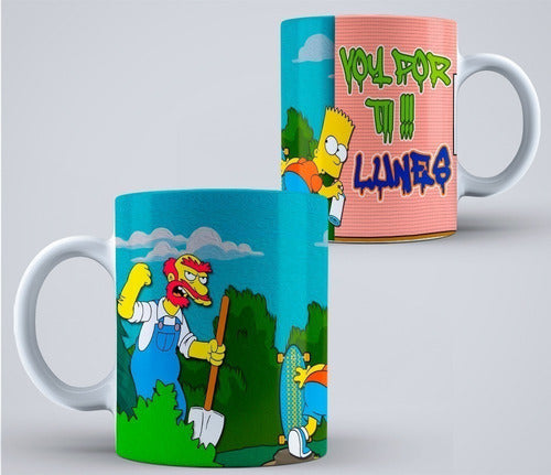 The Simpsons Mug Design Template Kit M4 7