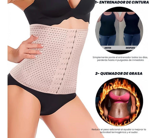 Colombian Reducing Modeling Abdominal and Waist Corset S-6277 56