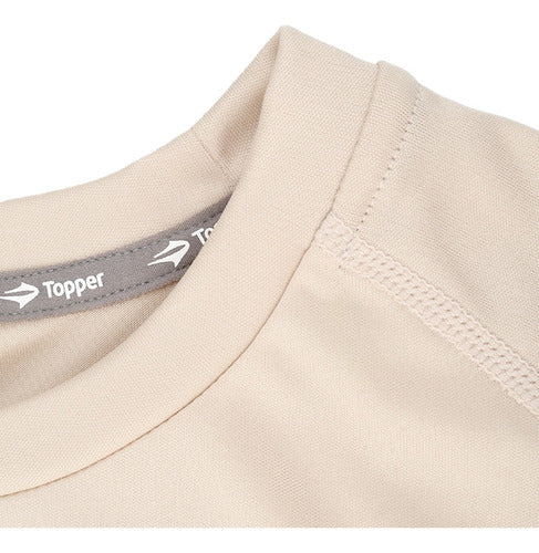 Topper Training Loose Women's Beige T-Shirt 166068 Eezap 2