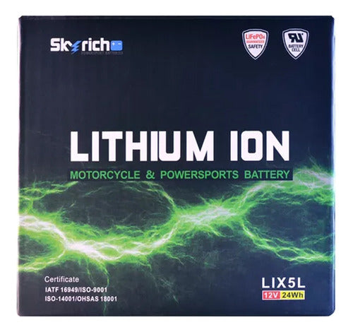 Skyrich Lithium Battery LIX5L Original MX Husq KTM Marelli 2