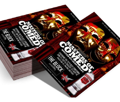 GRAFIK IMPRESOS Full Color Flyers / Brochures / 115g / 10x15cm / 1000 Units 0