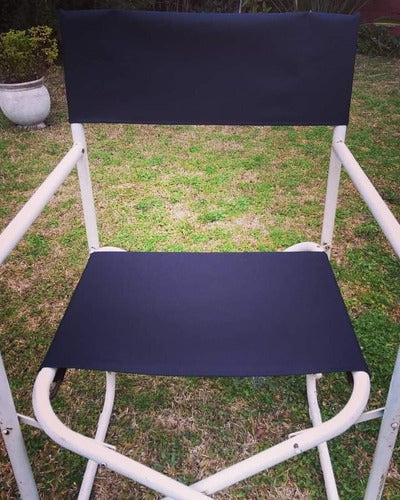 LR FUNDAS Director Chair Covers Round Tube Folding 0