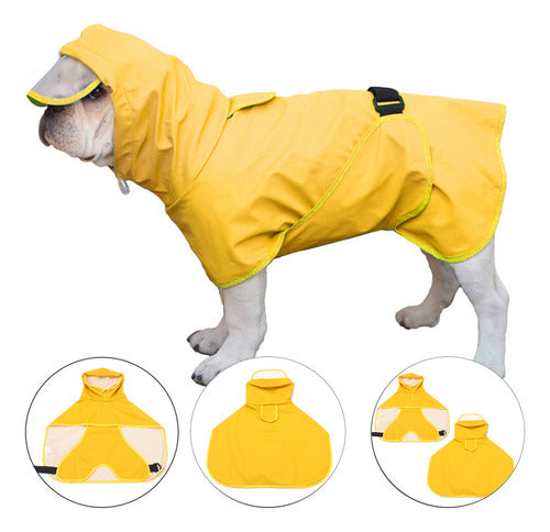 Poncho Ao Ar Livre Transparente Com Capa De Chuva Poncho Dog 0