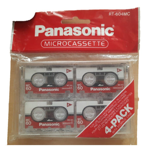 Panasonic Microcassette 4-Pack MC60 Original 0