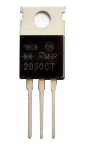 Mbr2060 Mbr 2060 Doble Diodo Schottky 2x10a 60v To220 X 5 U 0