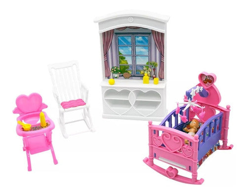 Cuarto De Bebe  Muebles De Muñecas Gloria Jeg 24022 0