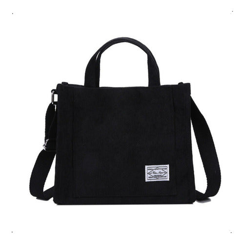 Set of 2 Small Women's Handbags Crossbody Shoulder Bag in Soft Corduroy Fabric 31