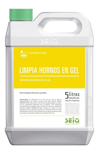 Seiq Limpia Hornos En Gel 5 Lts 0