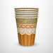 Other Brands Vintage Lace Pattern Disposable Paper Cups Set of 6 0