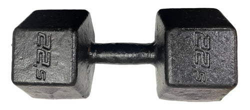 Full Fitness Solutions Hexagonal Cast Iron Dumbbell 22.5 Kg Functional Cross 0