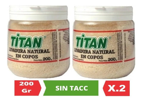 Pack of 2 - Nutritional Yeast Flakes - Titan X200g - Shipping Included 0
