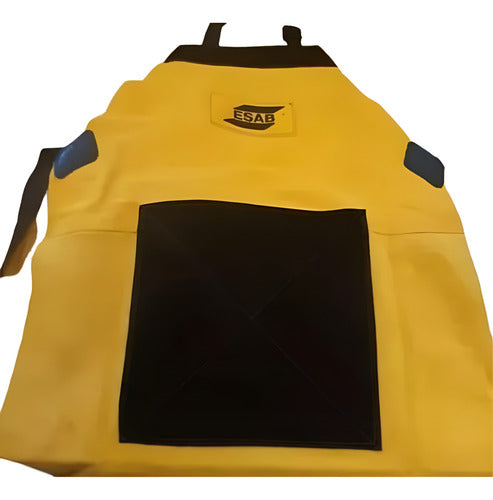 Esab Yellow Butcher Apron with Lead Rubber Reinforcement 0