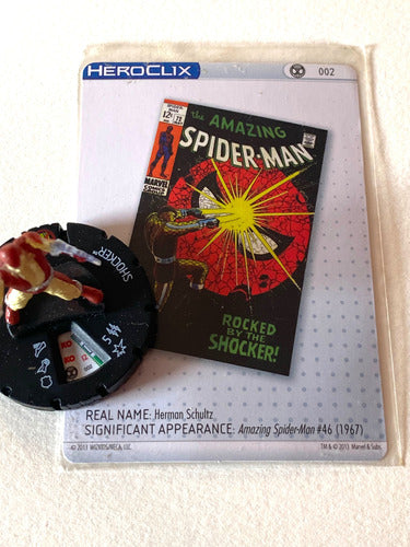 Marvel Heroclix Figure Shocker 002 Amazing Spiderman 1