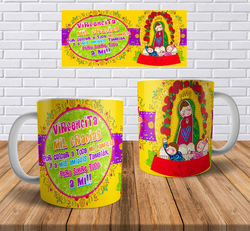 Imprimi Kits Plantillas Sublimar Tazas Virgencitas Porfis Diseños #T145 4