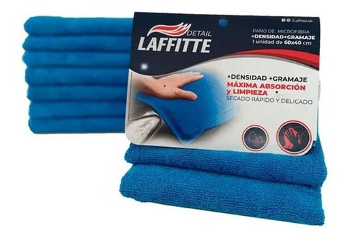 Laffite Paño Microfibra 60x40 Secado Rapido Y Delicado X3 0