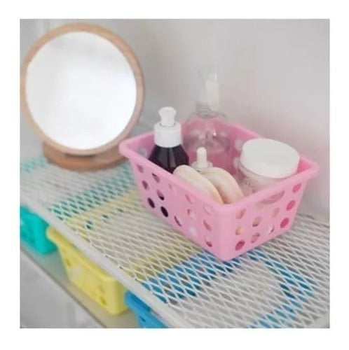 POO Set of 3 Small Multi-Purpose Plastic Baskets 4