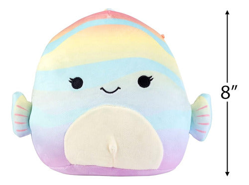 Squishmallows 8  Canda The Rainbow Fish - Official Kellytoy 3