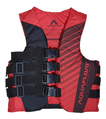 Chaleco Salvavidas Ski 4 Cinturones Aquafloat Talle 6 3