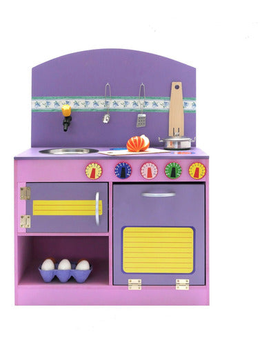 Lala Didáctico Pink Kitchen Playset with Sink 0