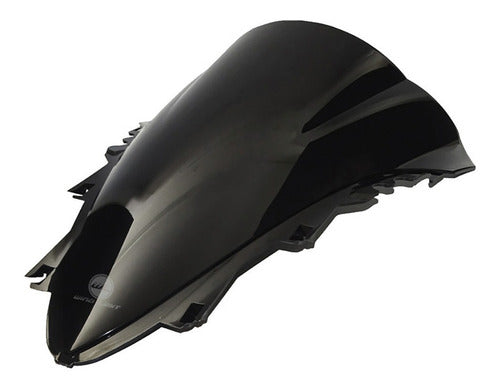 Wind Limit Double Bubble Windscreen Yamaha R1 Fz 1000 Black Polycarbonate Nsr 0