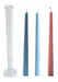 Chris.W Tall Taper Candle Mold 10 Inch, Clear Plastic Tapered Candlesticks Candle Making Mold Supplies 0