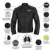 Chaqueta Textil Para Motocicleta De Hombre, Chaqueta Para Mo 3