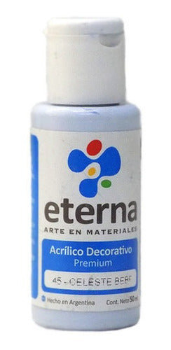 Eterna Acrylic Decorative Paint 50ml Baby Blue 0