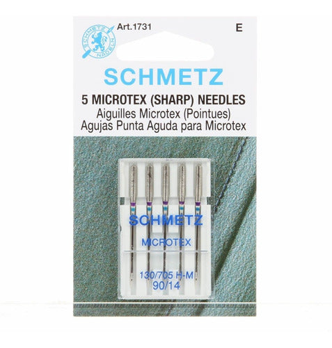 Schmetz Microtex Sharp Machine Sewing Needles Package of 5 0