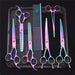 Conjunto De Beleza Purple Dragon Pet Scissors 7.0 7