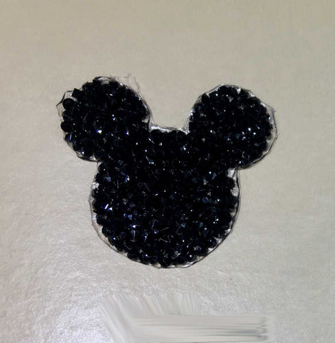 Pack of 50 Mickey Shape Rhinestone Heat Transfer Appliques 0