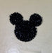 Pack of 50 Mickey Shape Rhinestone Heat Transfer Appliques 0