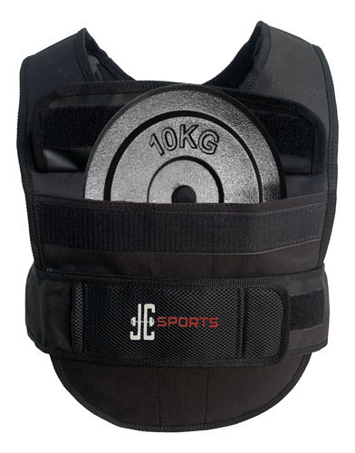 Weighted Vest for Disc Overload Gym Weights Muscle Fitness 0